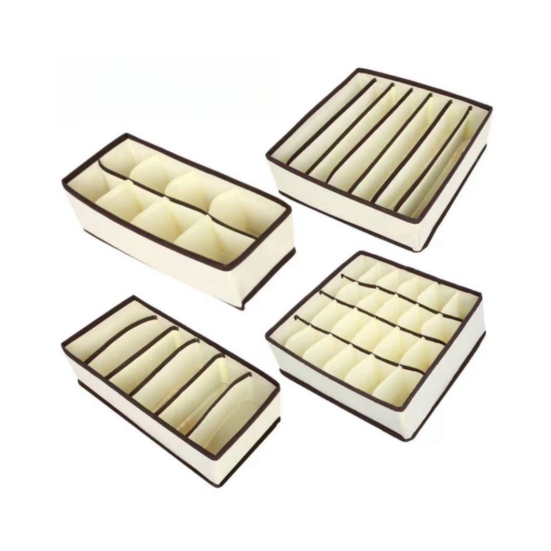GENERICO - Juego De 4 Organizadores Para Ropa Interior Organizador Ropa