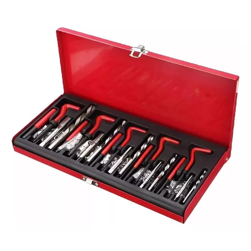GENERICO - Kit Reparacion De Roscas 131 Pcs Hilos Dañados Insertos