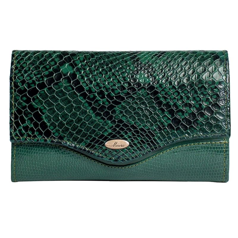 MIURA - Billetera Mujer Miura Mod. Chiara  Cuero Natural Miura