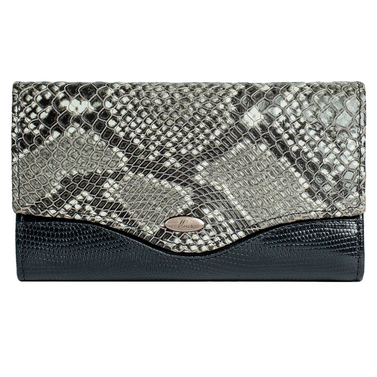 MIURA - Billetera Mujer Miura Mod. Chiara  Cuero Natural Miura