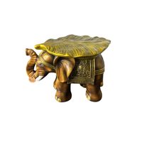 ESTATUA ELEFANTE HOJA XL