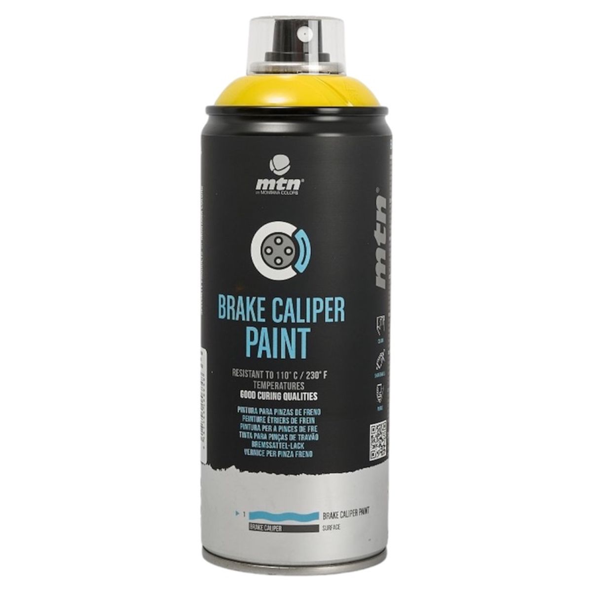 MONTANA - Pintura para Frenos Caliper Spray Brillante Amarillo 400ml