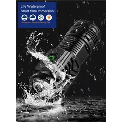 GENERICO - Linterna Táctica Mini Xml T6 Led 1800 Lúmenes