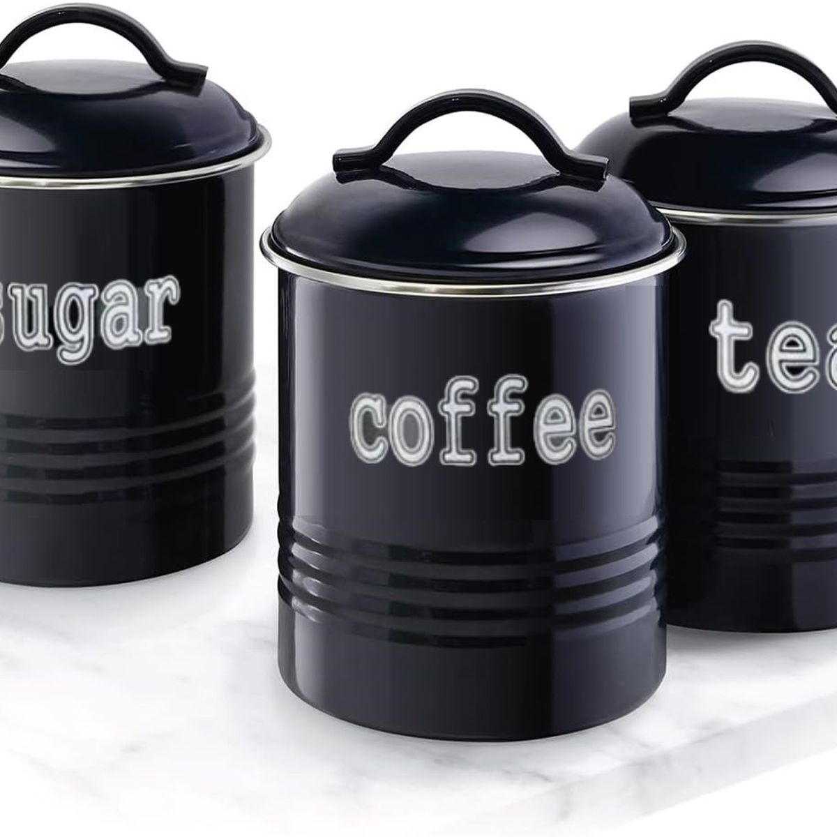 WAKESHOME - Set De Recipientes Para Té Café Y Azúcar