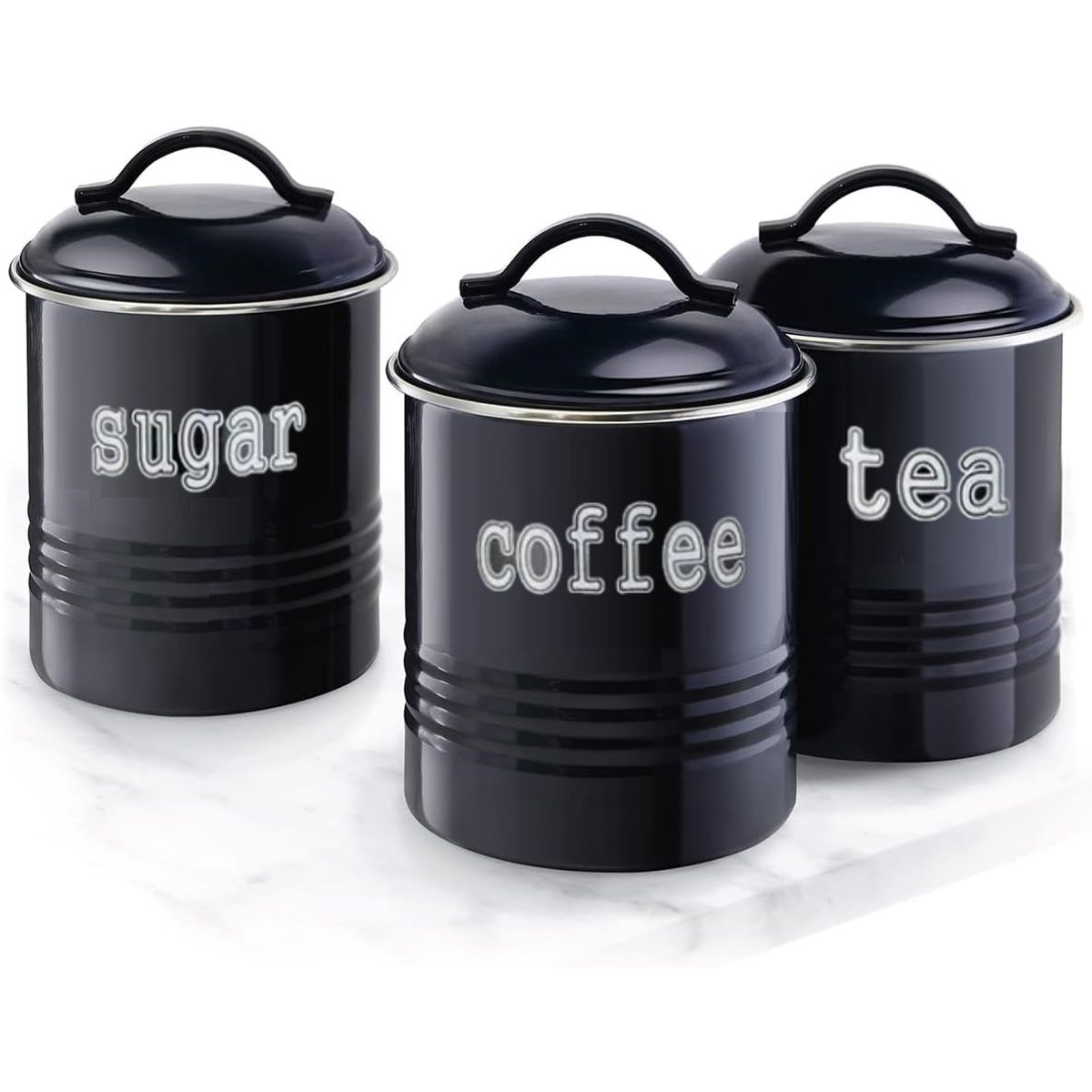 WAKESHOME - Set De Recipientes Para Té Café Y Azúcar