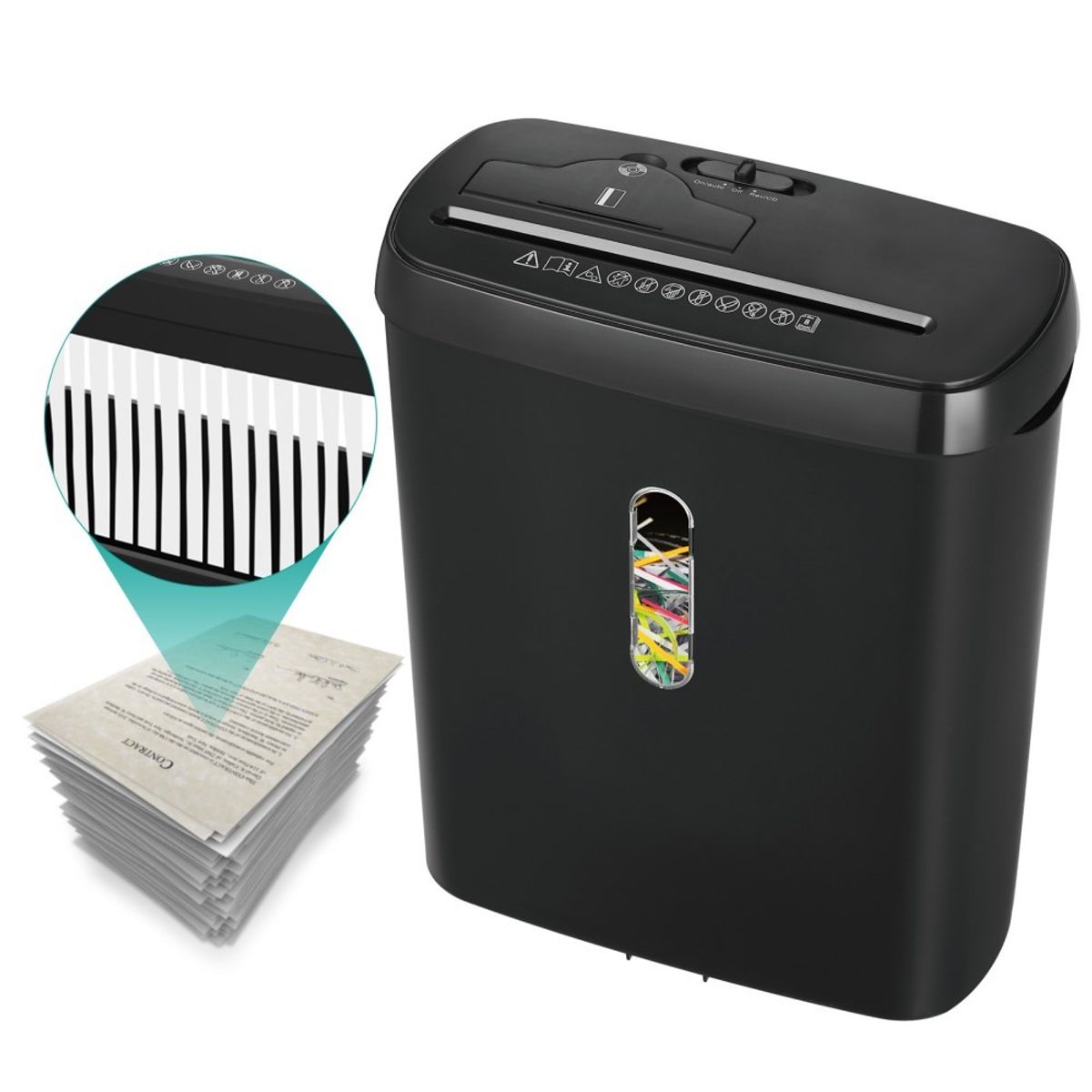 MUNDO MAGIA - Destructora CD / Trituradora De Documentos 8 Hojas 11 Lt