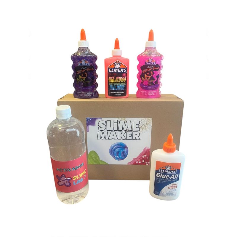 GENERICO - Kit Para Hacer Slime Con Pegamento ELMERS y Accesorios