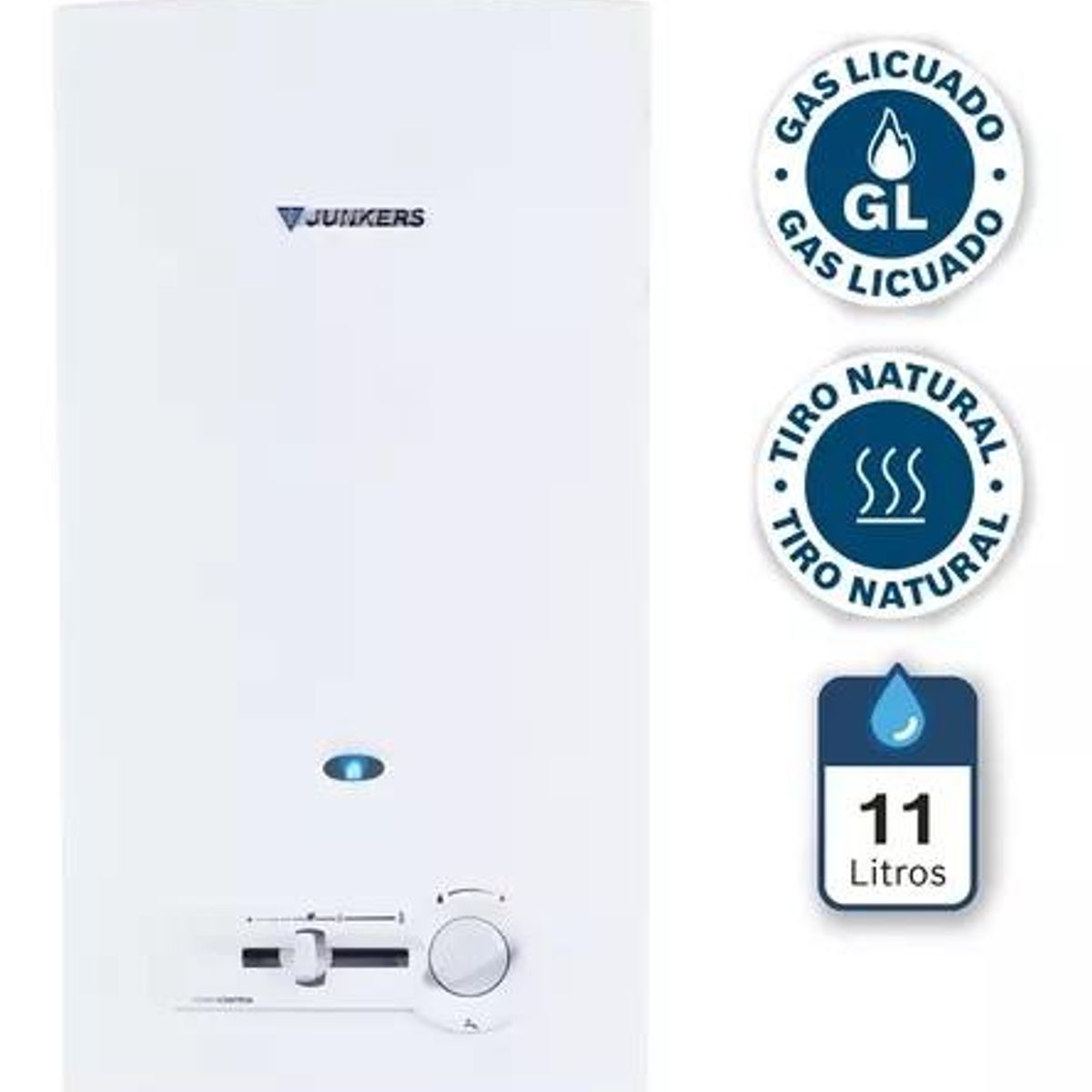 JUNKERS - CALEFON JUNKERS CHISPERO GAS LICUADO 11 L W11-2 P31