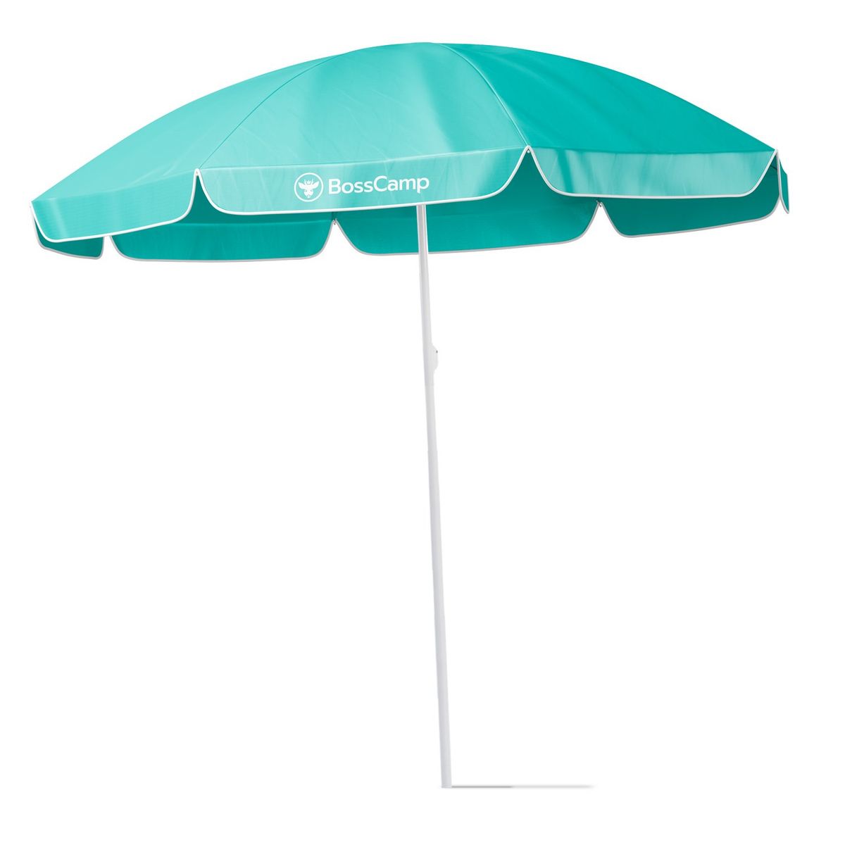 BOSSCAMP - Quitasol Sombrilla Playa Grande 2,0 m UV+50 Menta Bosscamp
