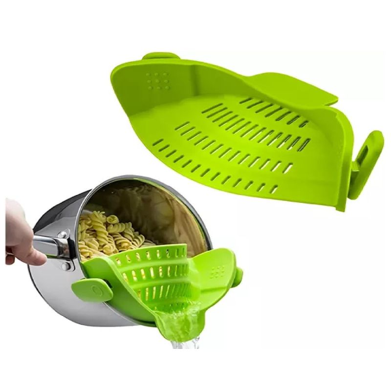 GENERICO - Colador Pasta Colador Escurridor Colador Plegable Silicona