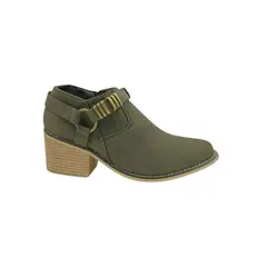 PAND G - Botín Verde Taco Mujer