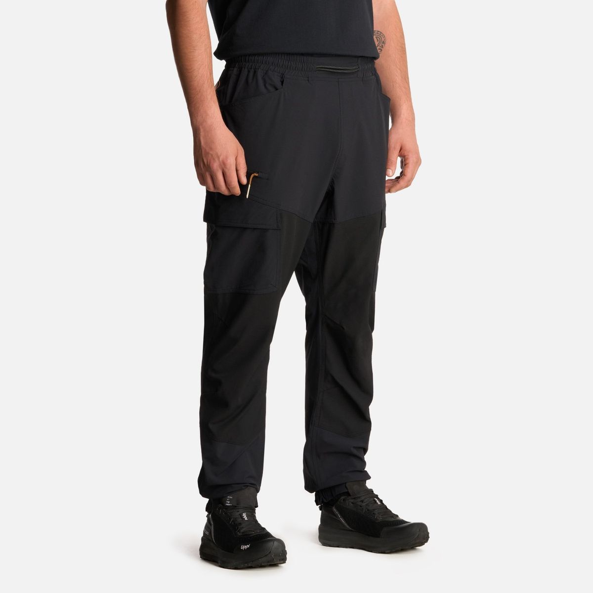 LIPPI - Pantalón Hombre Rock Q-Dry Pants Negro Lippi