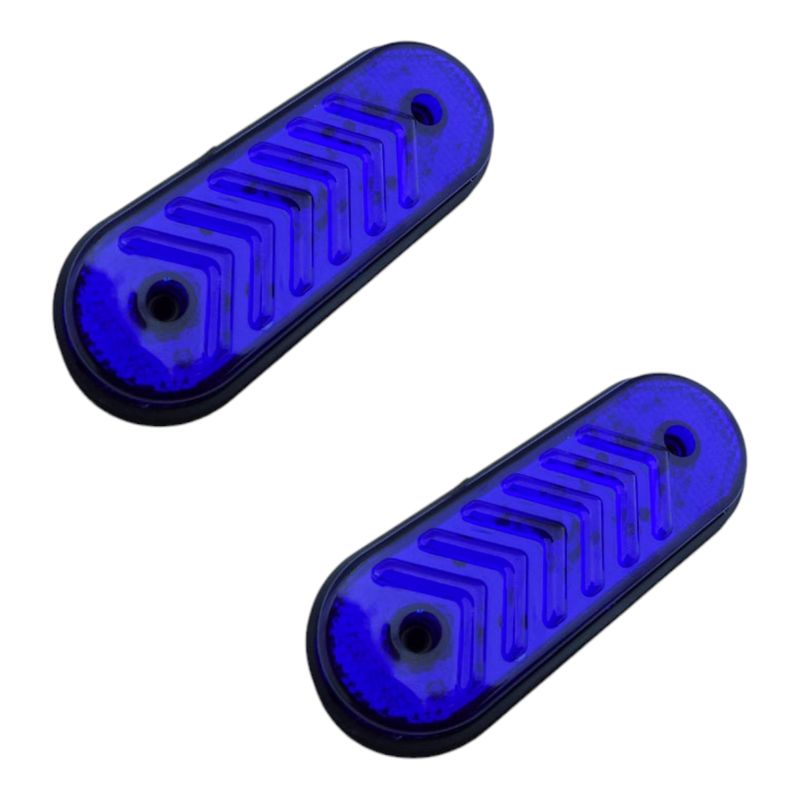 GENERICO - 4x Luz LED Lateral Camion Fija Y Secuencial De 1224V BLANCA