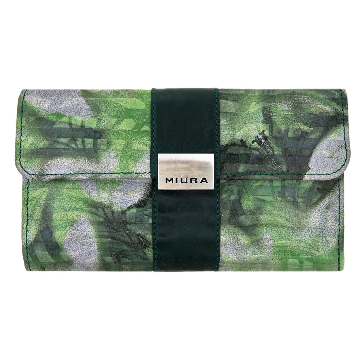 MIURA - Billetera Mujer Miura Mod. Cala  Cuero Natural Miura