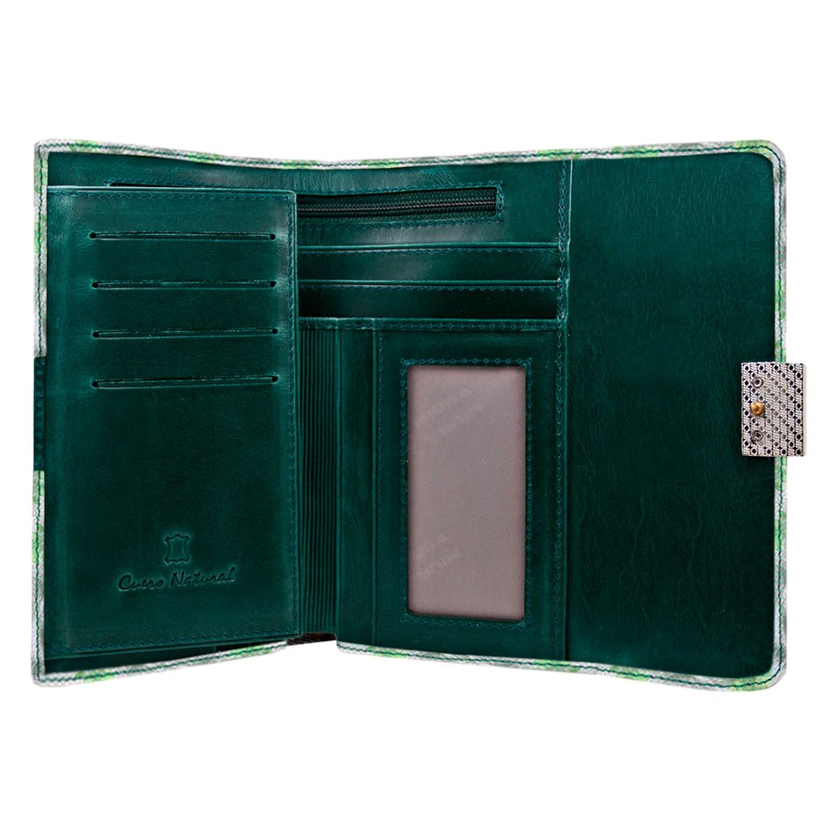 MIURA - Billetera Mujer Miura Mod. Cala  Cuero Natural Miura