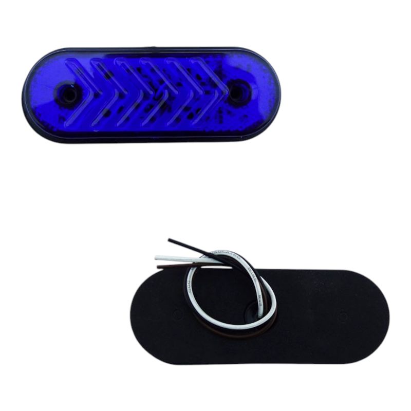 GENERICO - 2x Luz LED Lateral Camion Fija Y Secuencial De 1224 V verde