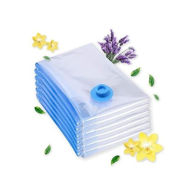 GENERICO - Pack 10 Bolsas Al Vacío Casa Compresión De Ropa 68x98.