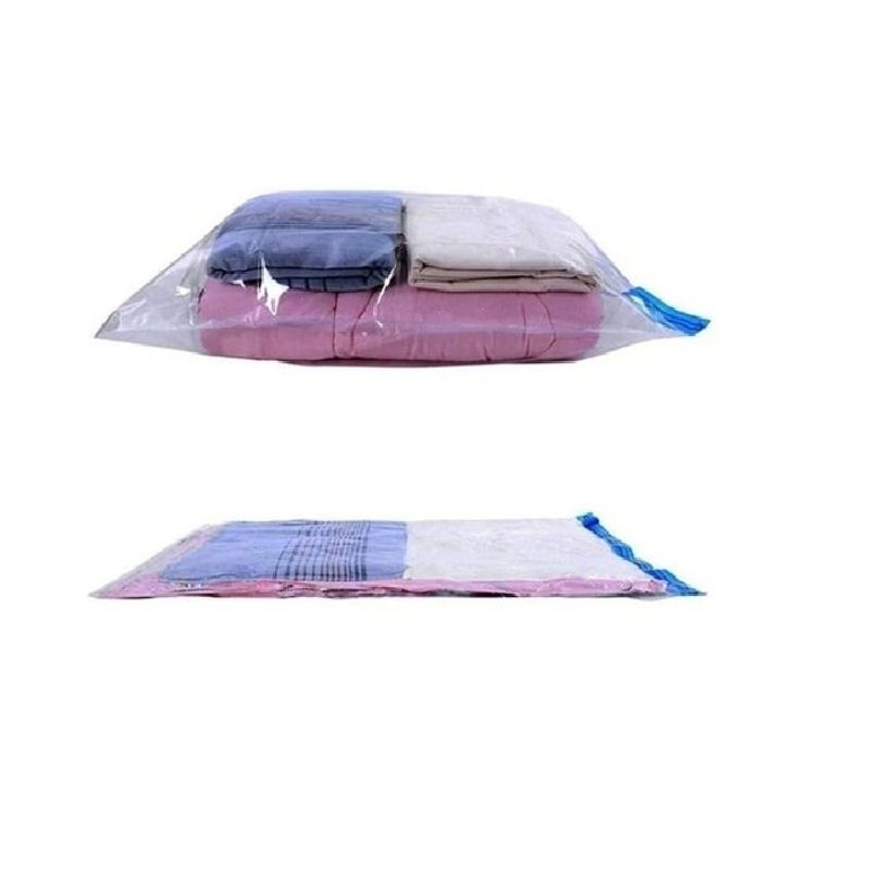 GENERICO - Pack 6 Bolsas Al Vacío Casa Compresión De Ropa 68x98.