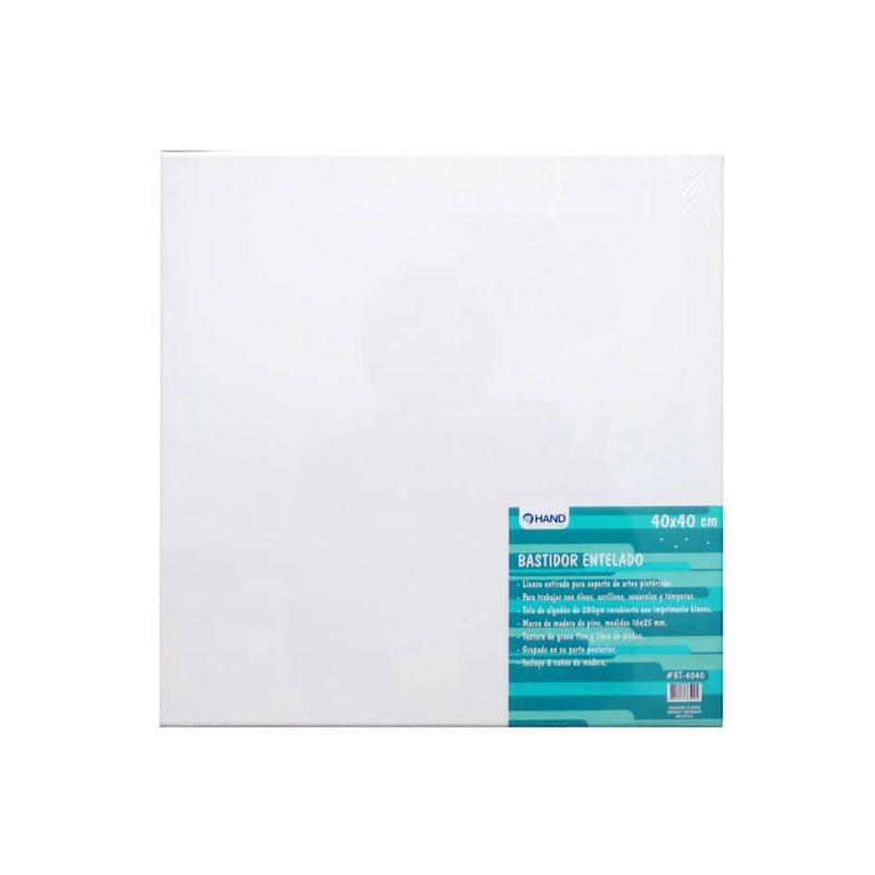 HAND - Bastidor Entelado 40x40cms 280grs - SC
