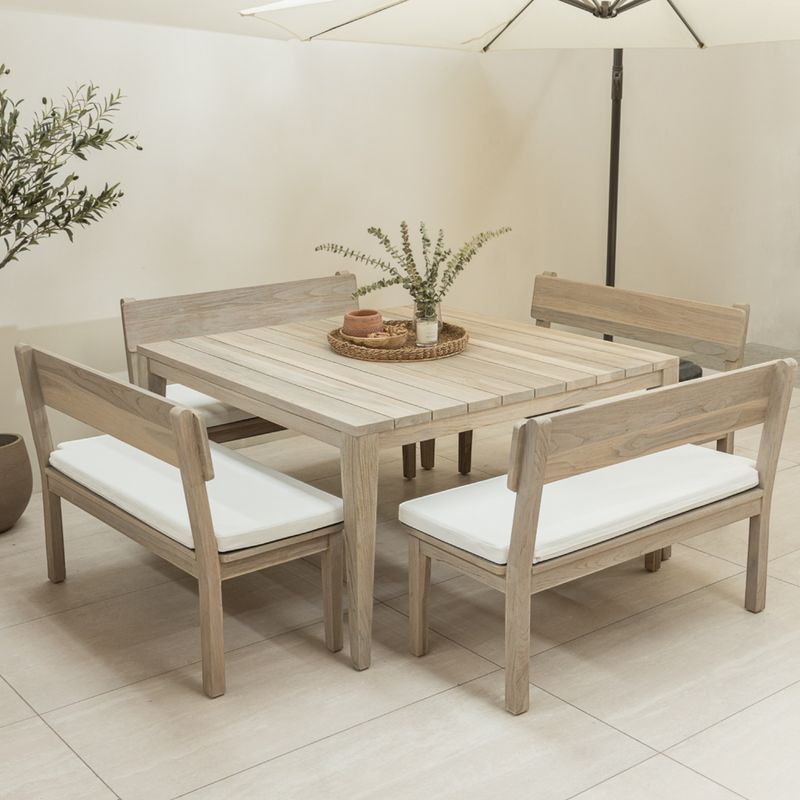 AMOBLE - Mesa De Comedor Cataneo Natural Amoblé