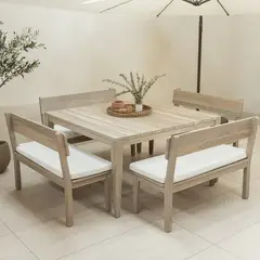 AMOBLE - Mesa De Comedor Cataneo Natural Amoblé