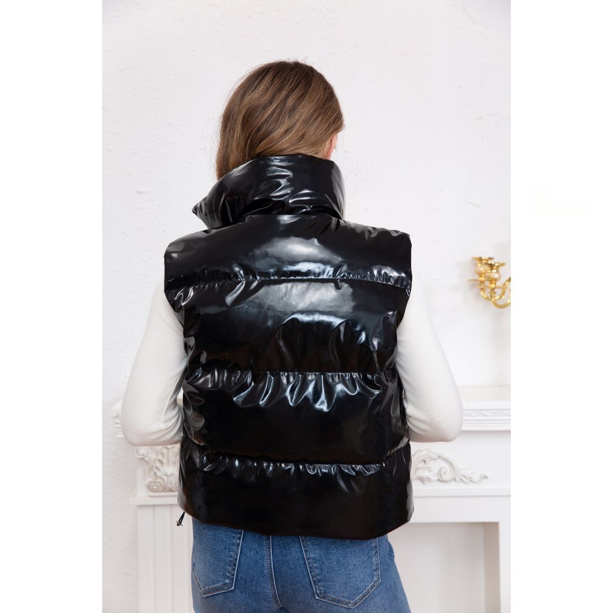 LIKE SHOP - Parka Puffa Mujer Chaqueta Sin Mangas Calidad 5002