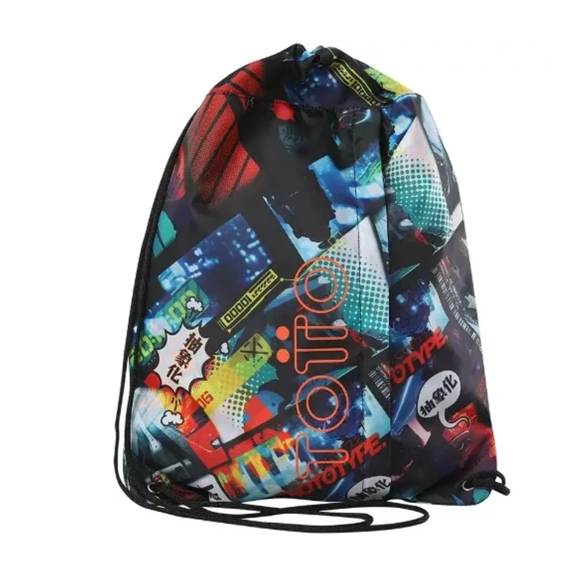 TOTTO - Bolso Gymbag Curvigrafo Multiuso Totto Negro Kazuya