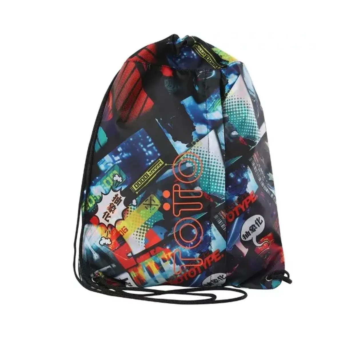 TOTTO - Bolso Gymbag Curvigrafo Multiuso Totto Negro Kazuya