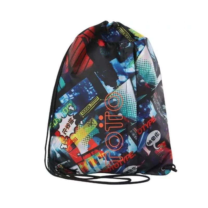 TOTTO - Bolso Gymbag Curvigrafo Multiuso Totto Negro Kazuya
