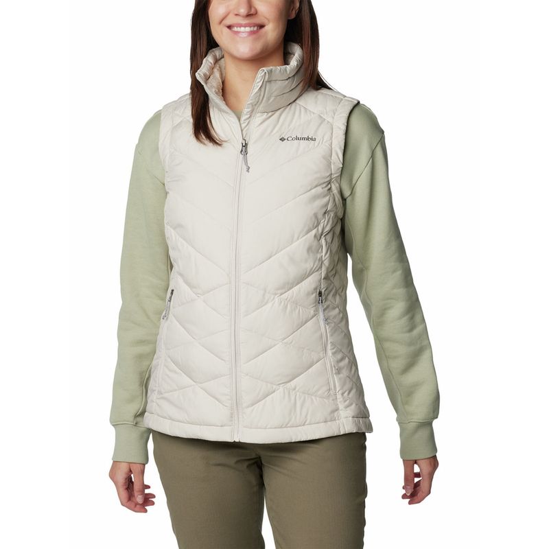 COLUMBIA - Parka Sin Mangas Mujer Heavenly Ii Vest Beige COLUMBIA