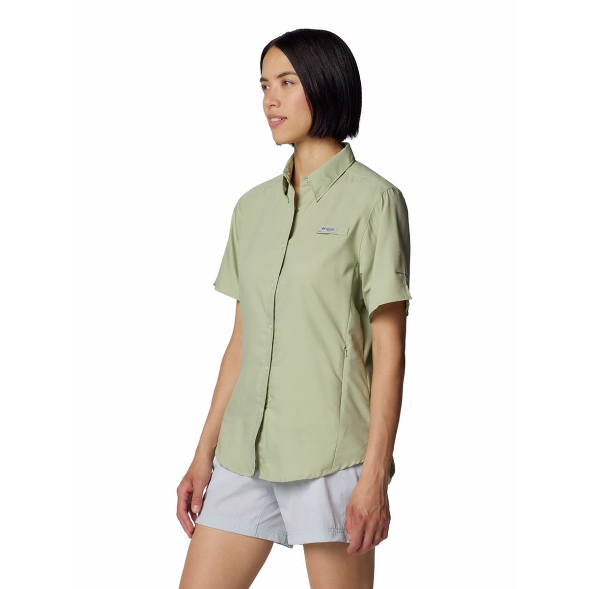 COLUMBIA - Blusa Manga Larga Mujer Tamiami Ii Verde COLUMBIA