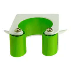 GENERICO - Soporte Porta Bicicleta PVC Para Pared O Muro negro