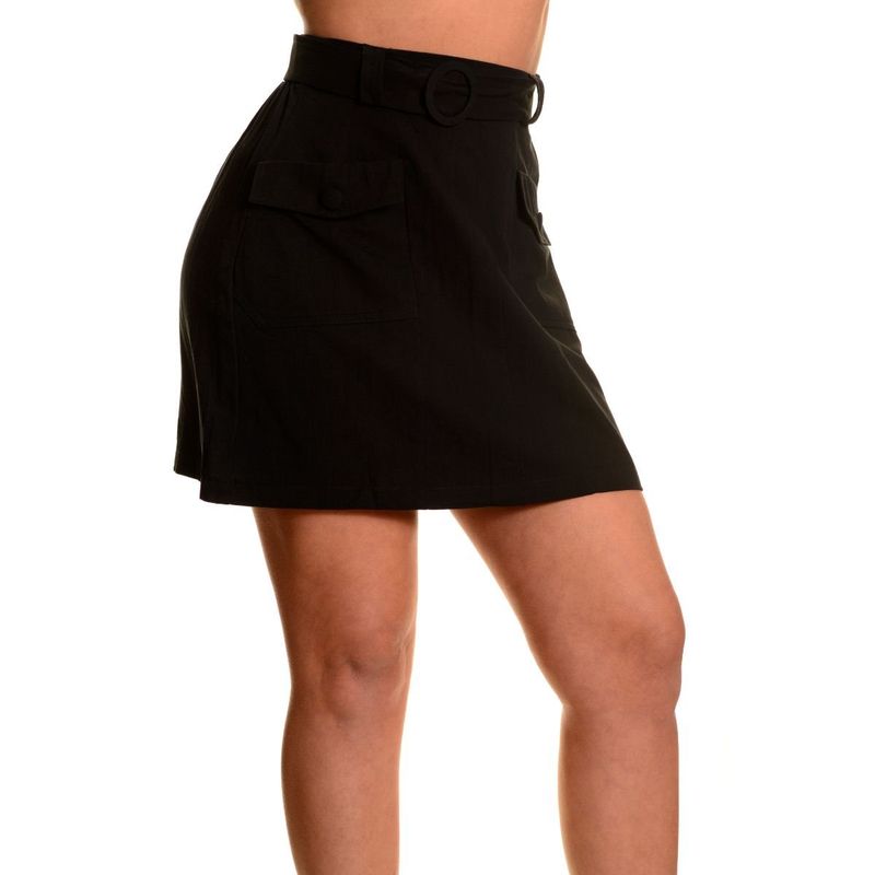 MPROPIA - Mini Falda Mujer Juvenil Falda Corta Bolsillos 3095