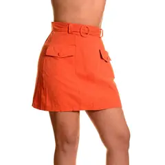 MPROPIA - Mini Falda Mujer Juvenil Falda Corta Bolsillos 3095