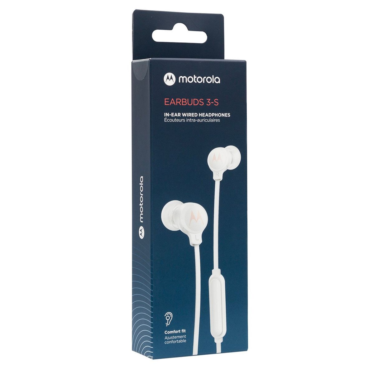 MOTOROLA - EARBUDS3-S AUDIFONO MOTO M/LIBRES BLANCO