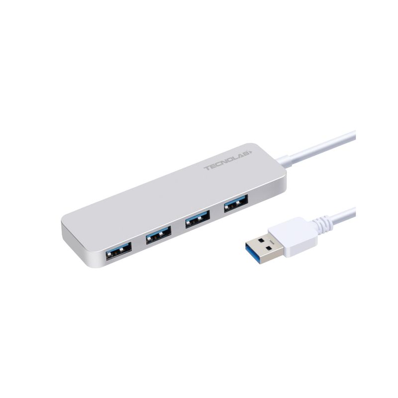TECNOLAB - Hub 4 Puertos USB 3.0 4 Puertos