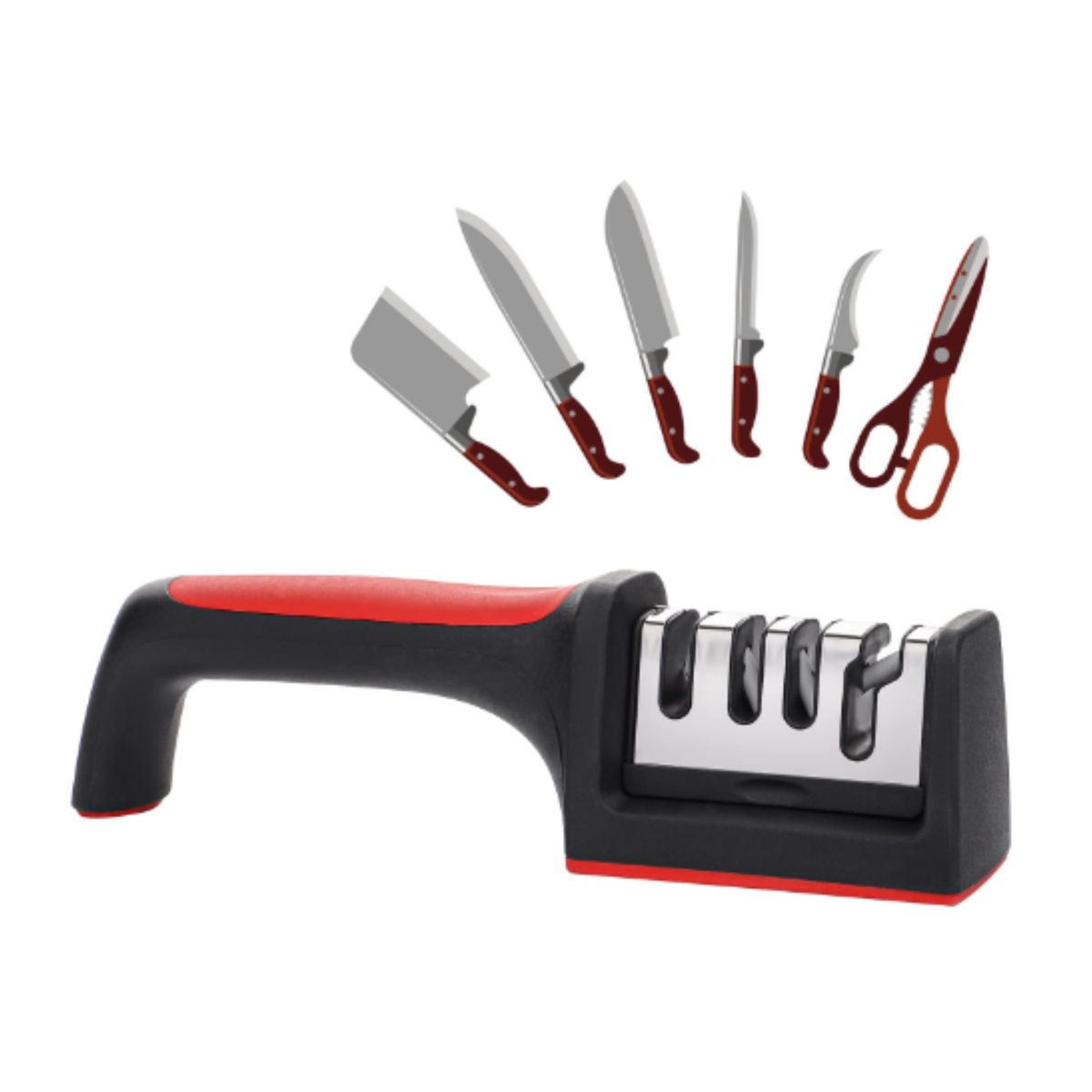 GENERICO - Afilador Amolador Pulidor Cuchillos Y Tijeras