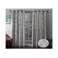 Cortina Blackout Jacquard Set 2 Paños 140 x 230 cm - Gris 0540