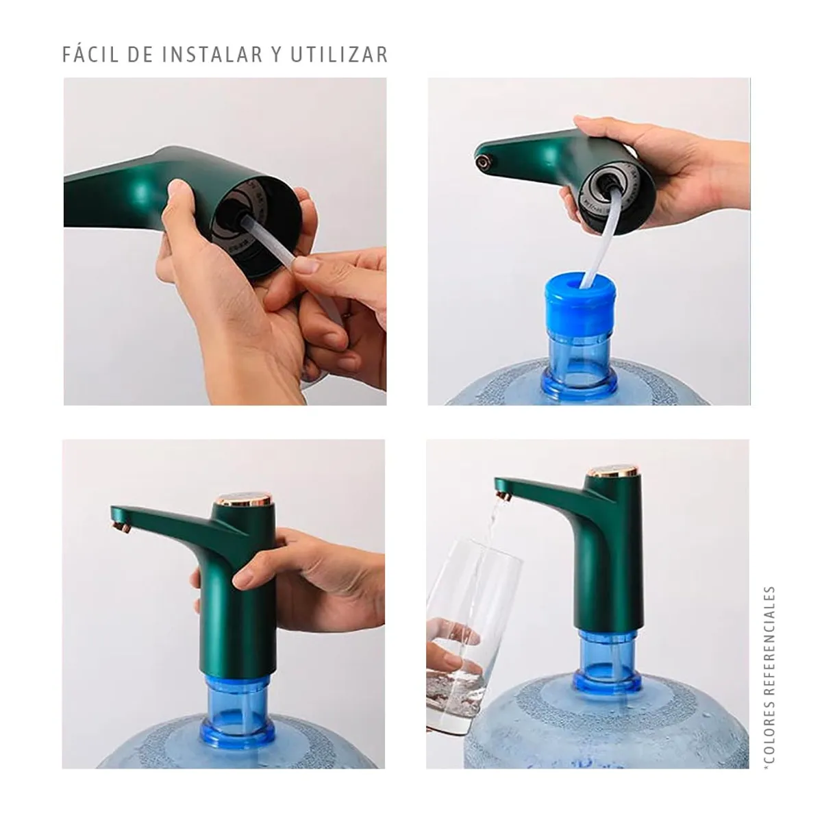 DALI - Dispensador de agua Grifo USB Premium Negro