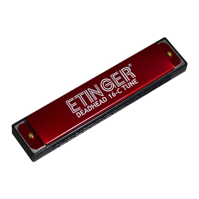 ETINGER - ARMONICA 16 NOTAS C - DO "DEADHEAD" ROJA ETINGER