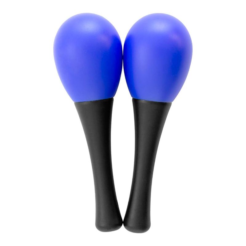 RMX - PAR SONORA - MARACAS PARA NIÑOS AZUL 13X4CM RMX