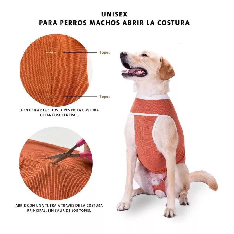 KIMBAVET - Body Cobre Kimba Tradicional - Talla 3 (4,5 - 6 Kg)