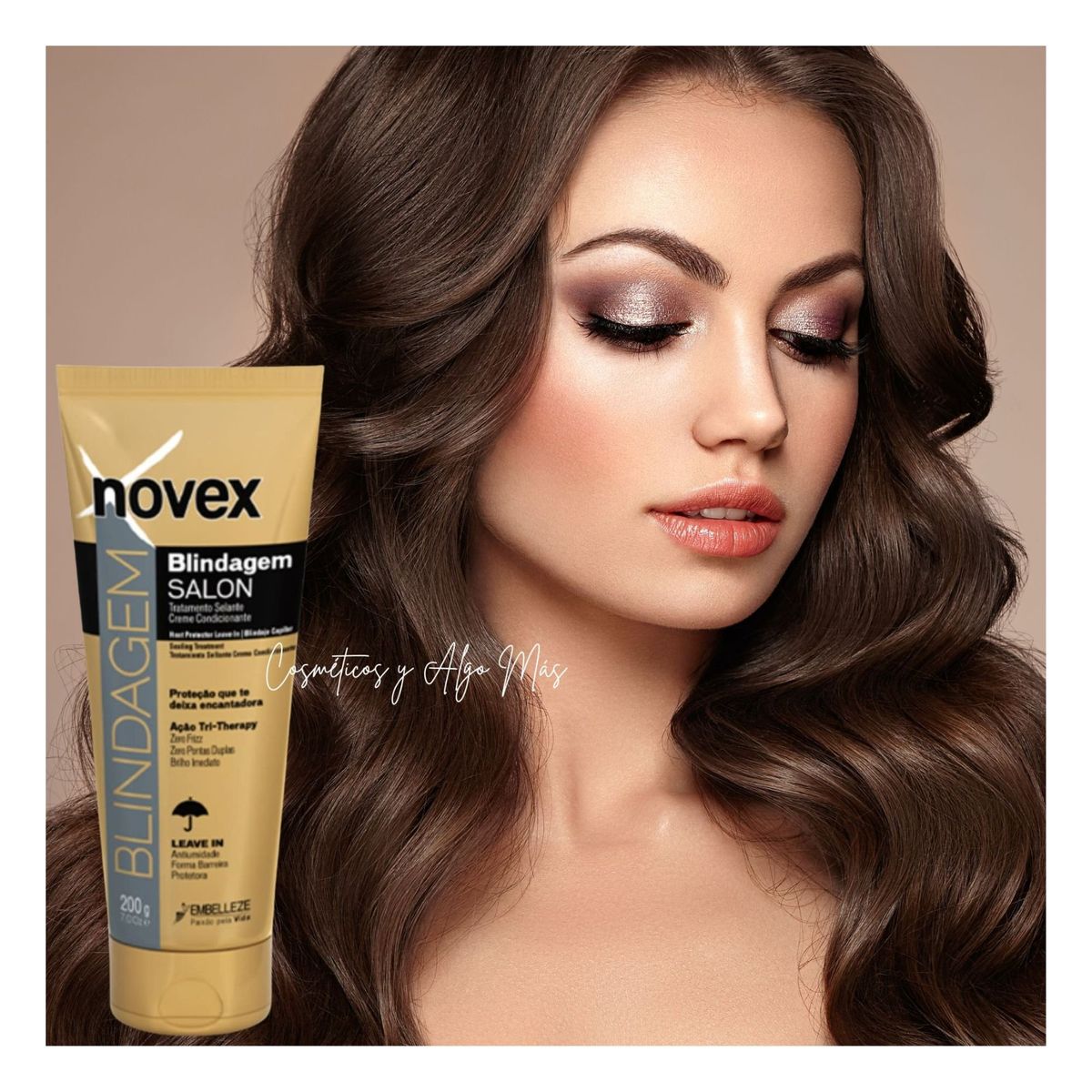 NOVEX - Protector térmico leave in efecto acondicionante BLINDAGEM 200gr