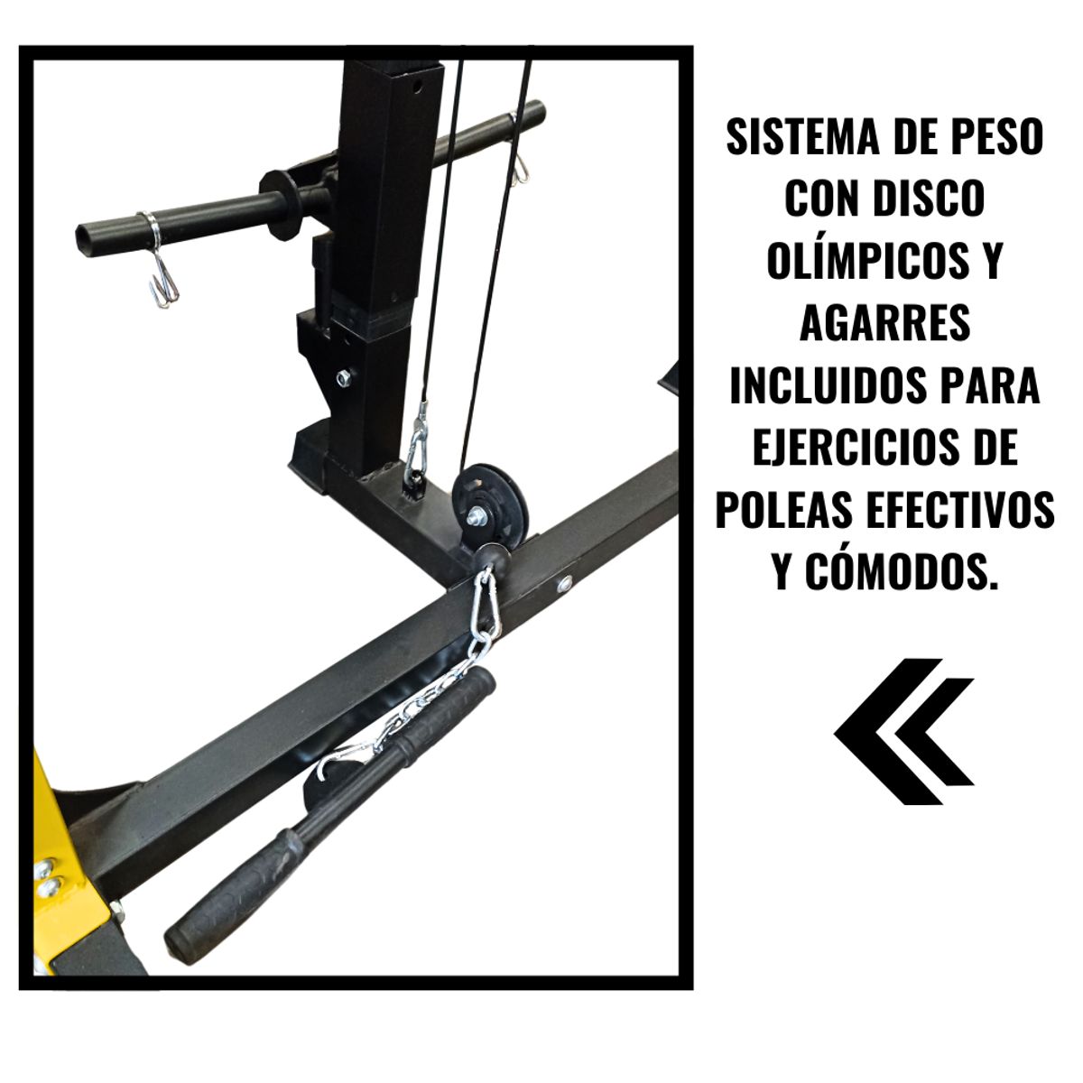 GENERICO - Rack Home Gym con Polea YLY10