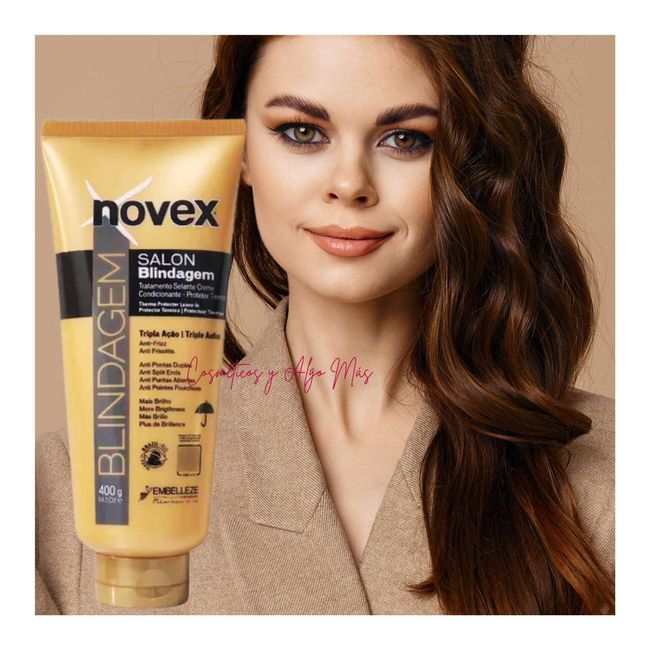 NOVEX - Protector térmico leave in efecto acondicionante BLINDAGEM 400gr NOVEX