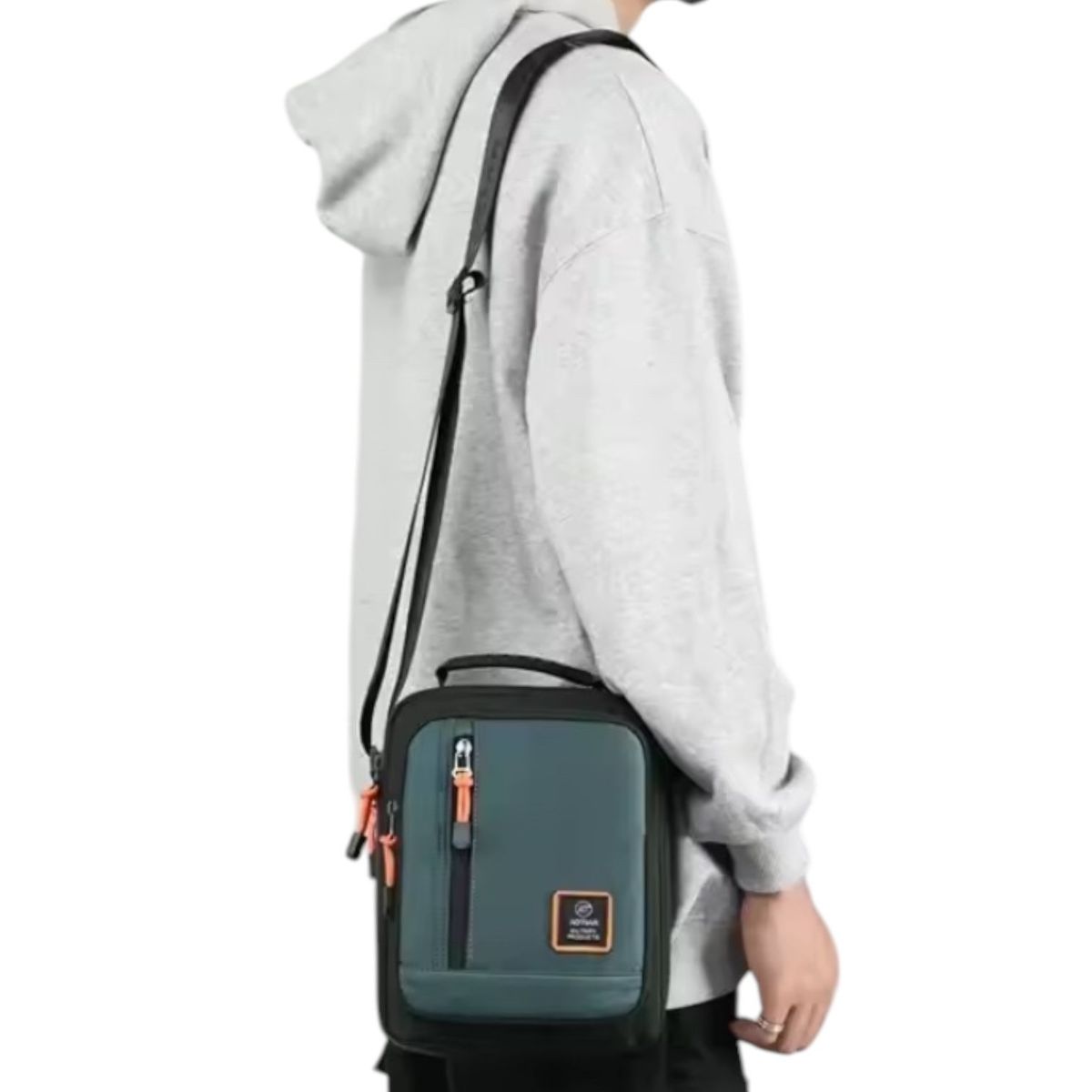 GENERICO - Bandolero Bolso Cruzado De Hombro Oxford Para Hombre