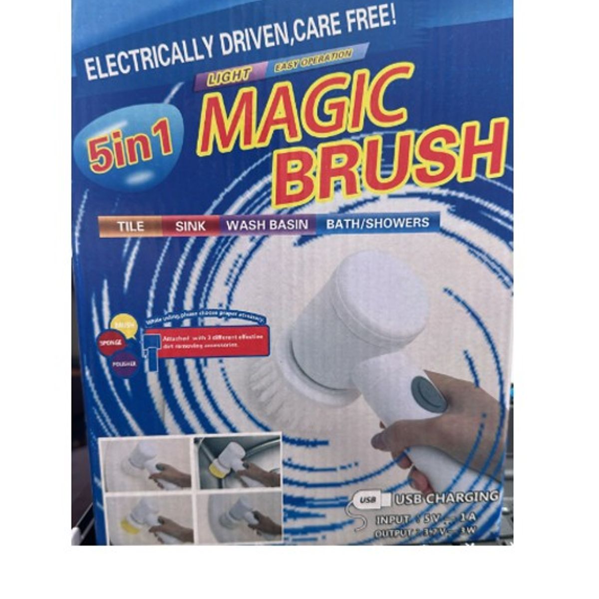 GENERICO - Cepillo 5 En 1 De Limpieza Multifuncional