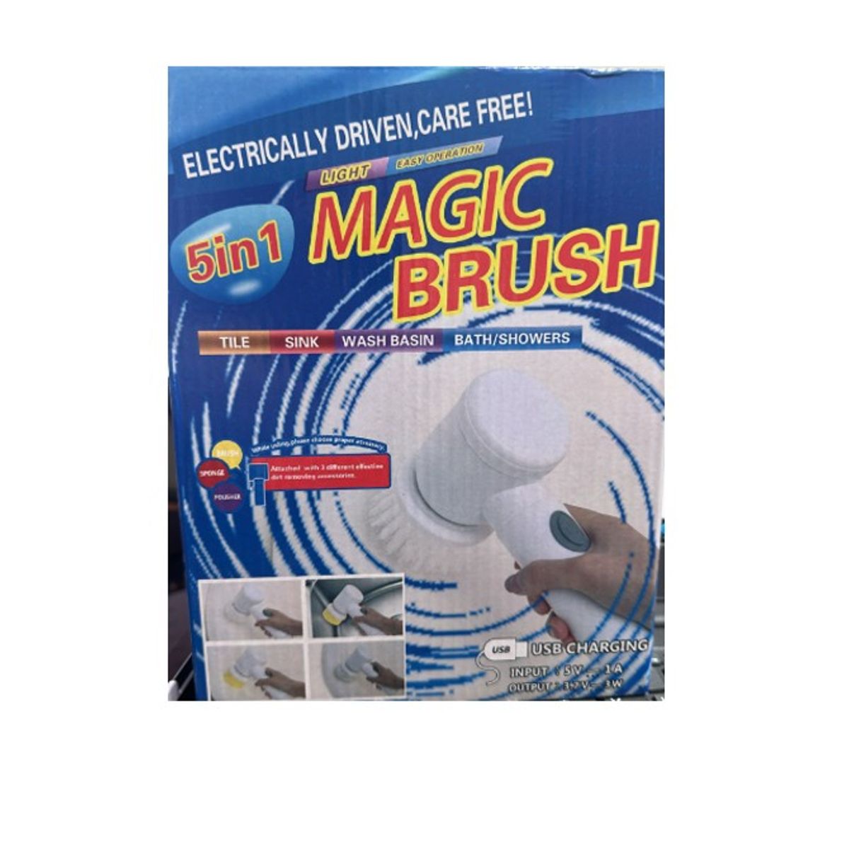 GENERICO - Cepillo 5 En 1 De Limpieza Multifuncional