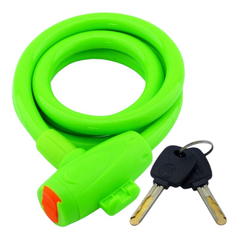GENERICO - Cadena De Goma Para Bicicleta Con Soporte verde