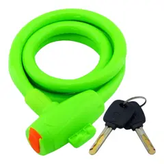 GENERICO - Cadena De Goma Para Bicicleta Con Soporte verde